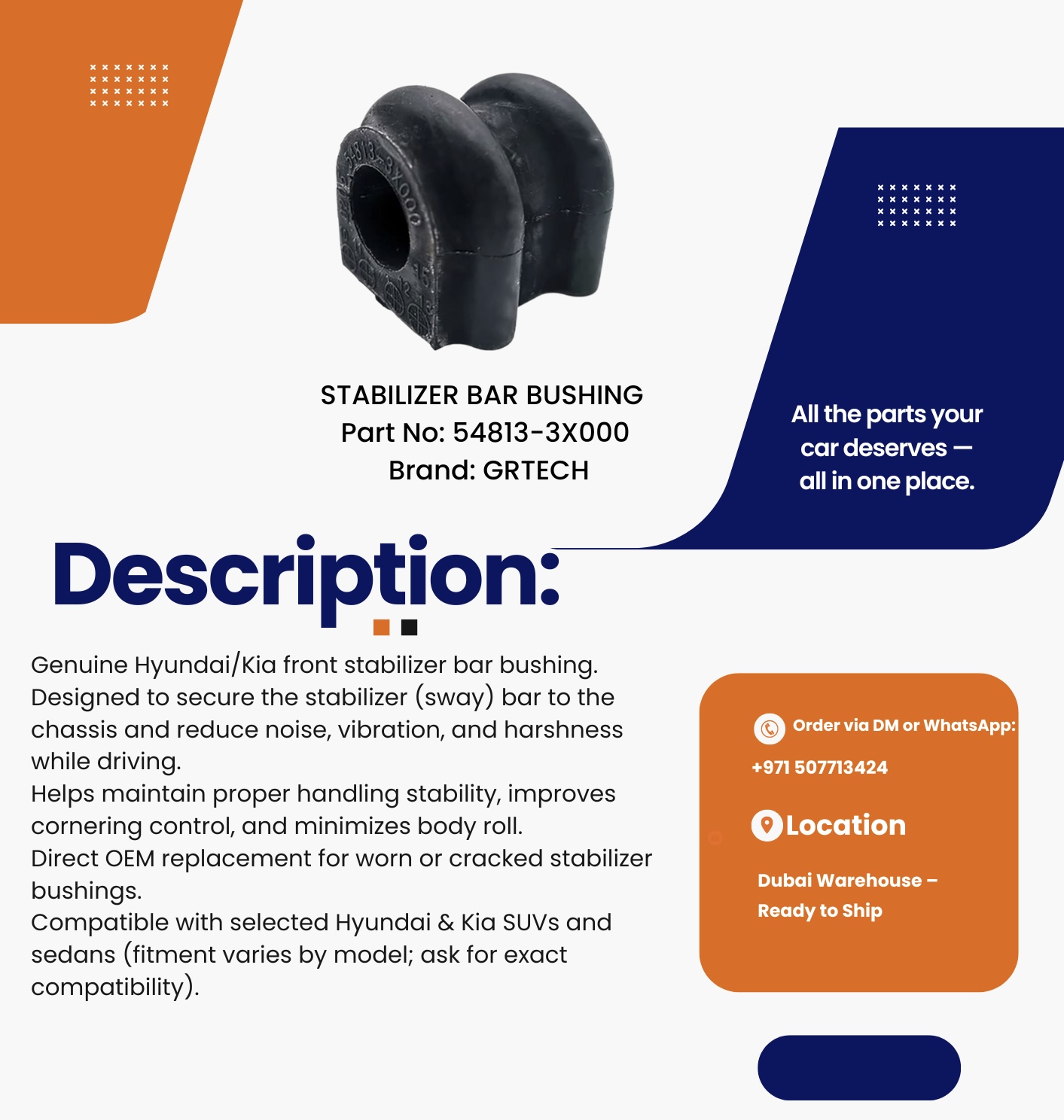 STABILIZER BAR BUSHING - Image 3