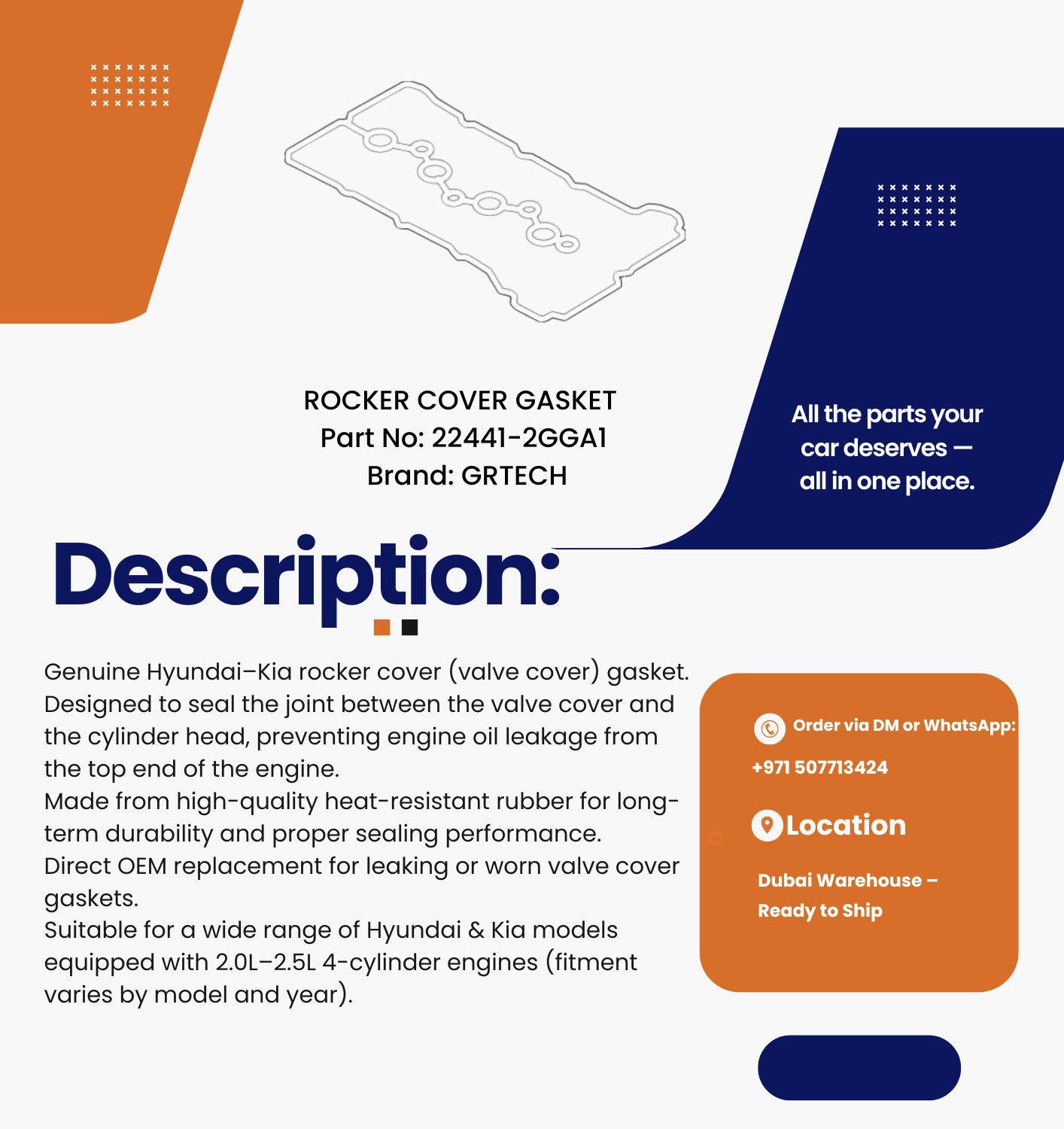 ROCKER COVER GASKET - Image 3